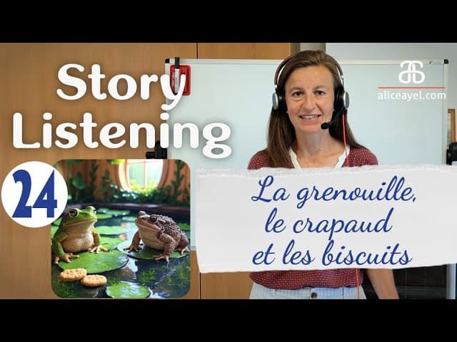 Story Listening #24 La grenouille, le crapaud et les biscuits, une histoire de Frau Johnson
