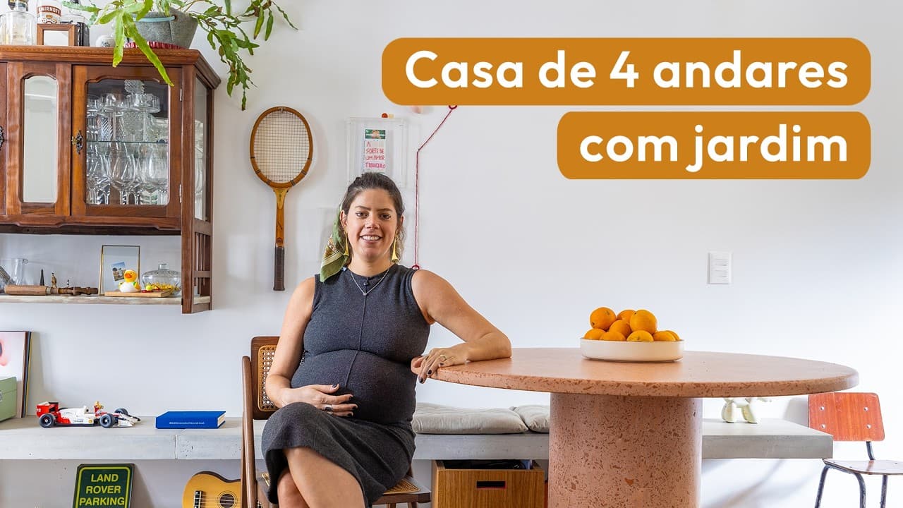 CASA BEM PENSADA COM 4 ANDARES E JARDIM | Um lar construído para contar a história da família