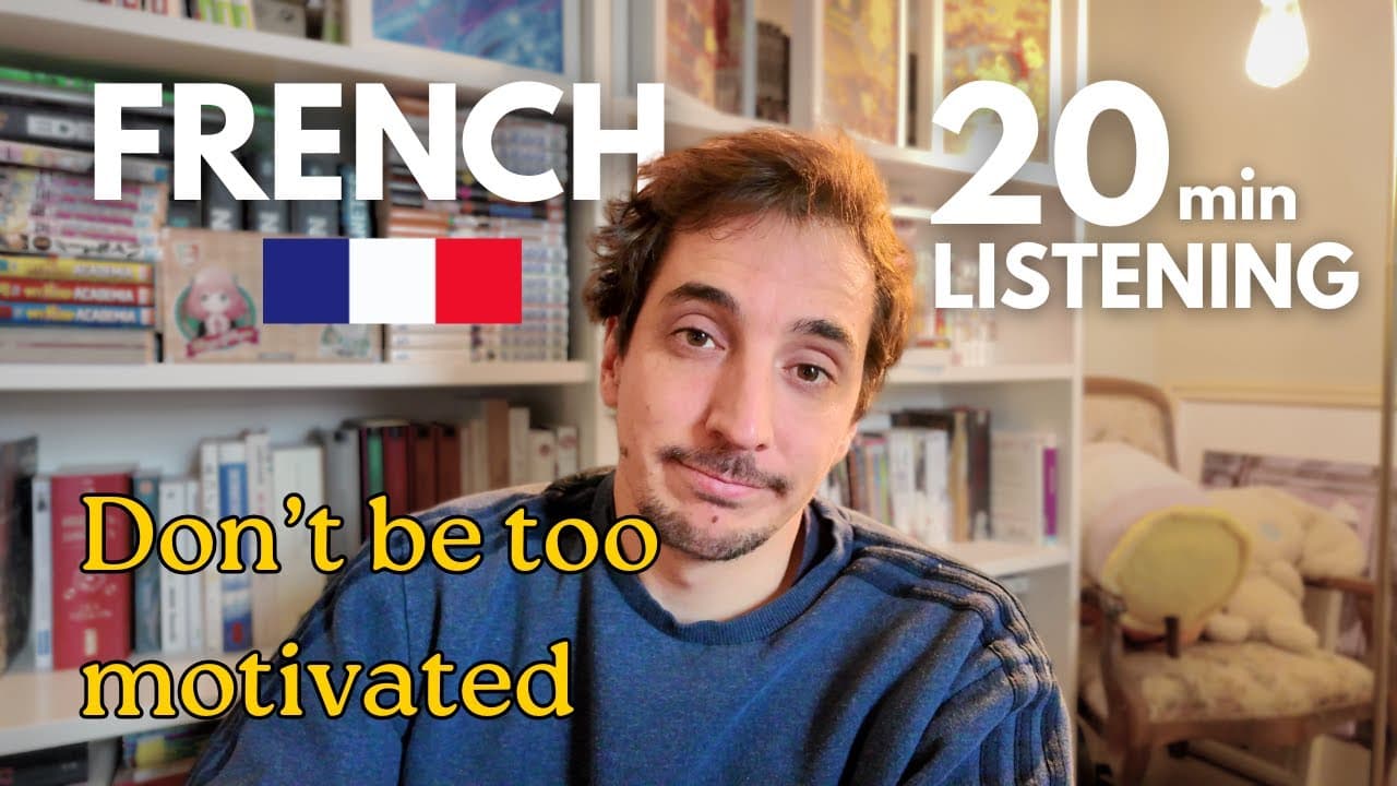 Don't be too motivated - French Intermediate Podcast