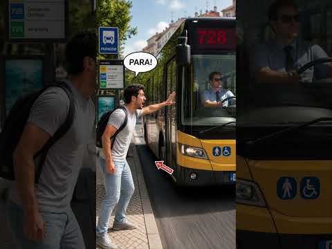 Como dizer STOP 🛑 em português #learnportuguese #aprenderportugues #stop #para