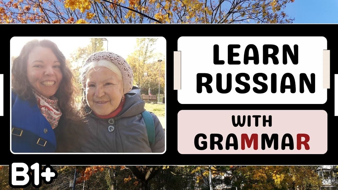 Learn Russian with my grandma.  Russian vlog  l  Intermediate and advanced levels
