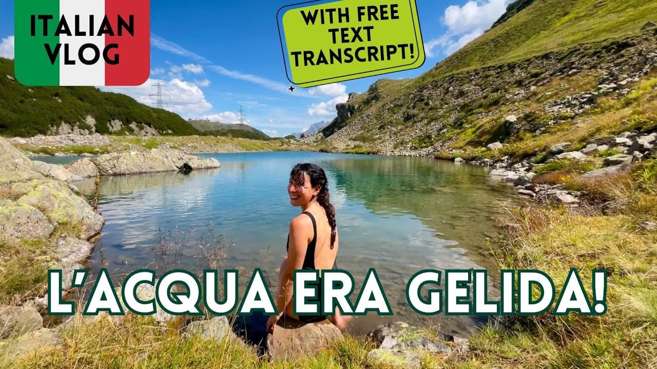 Learn Italian with vlogs and comprehensible input | Una camminata con Leo