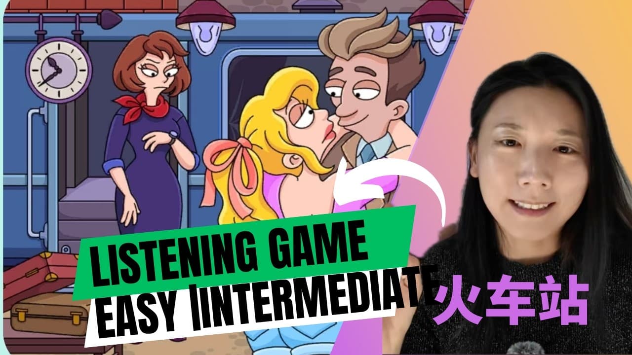 173.Spot the Differences in Chinese | Train Station Farewell Scene火车站送别 (Intermediate)
