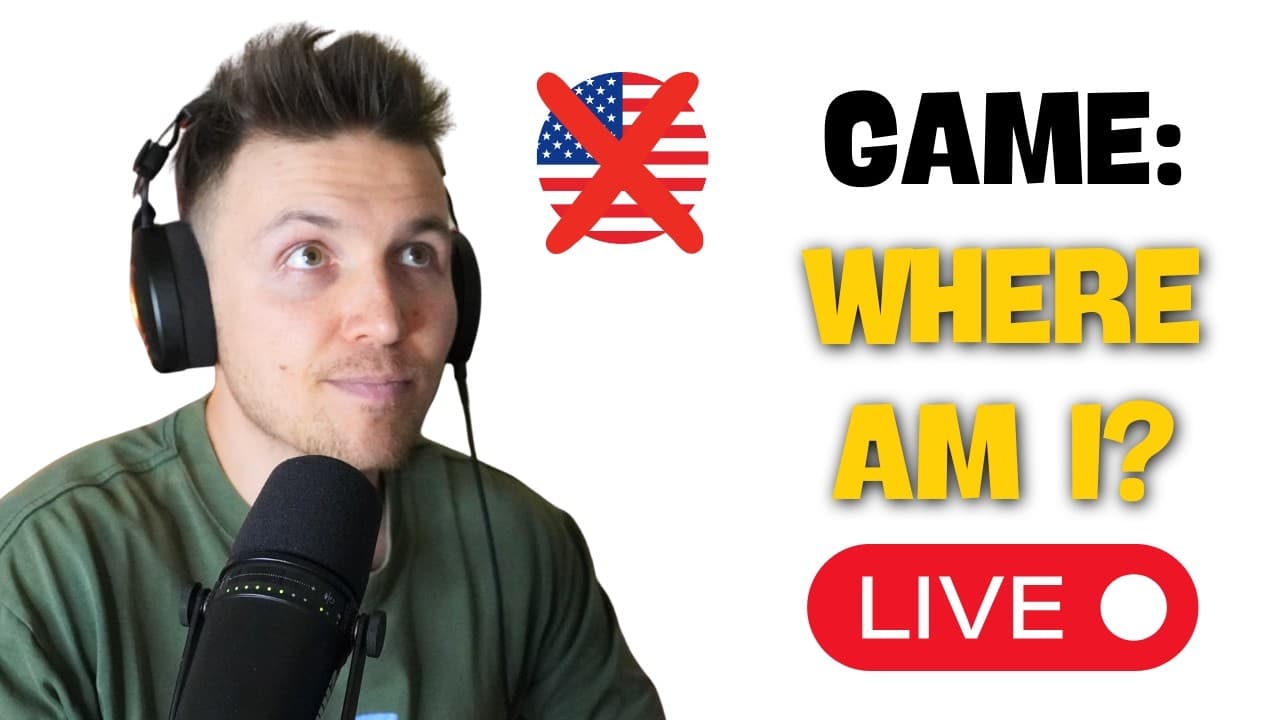 Livestream | Game:  Where am I? (No USA!)