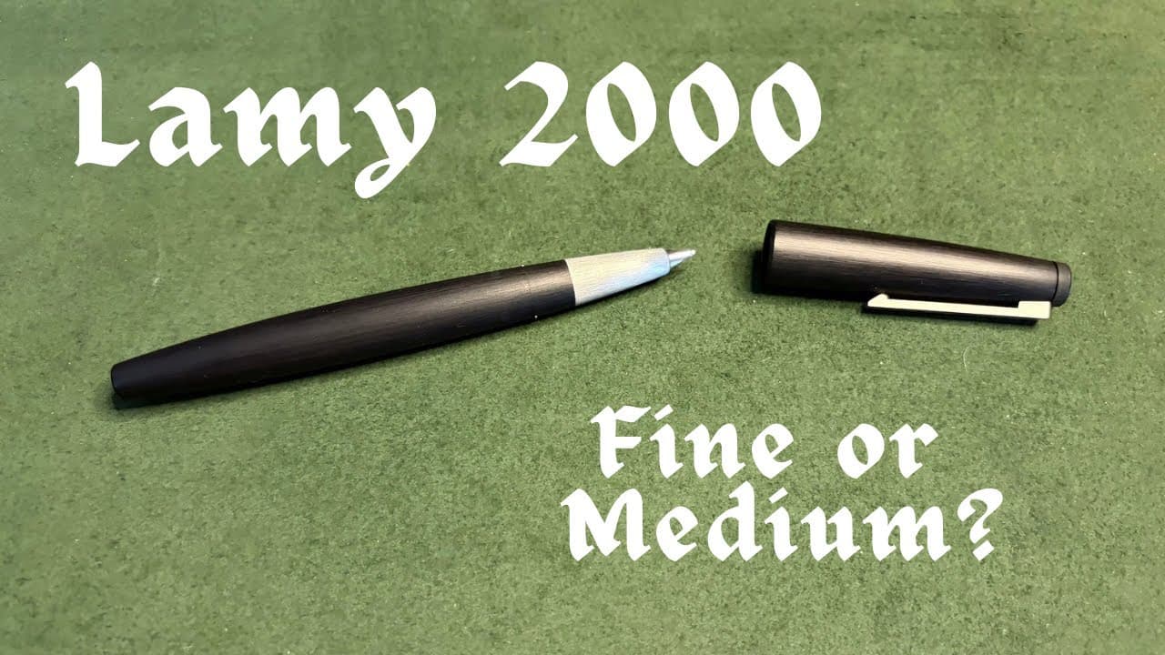 Lamy 2000 Mystery Solved! 