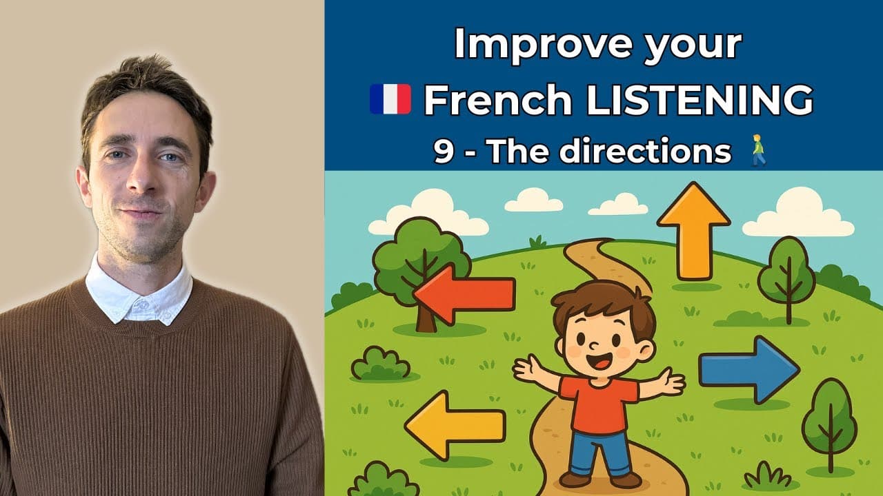 🇫🇷 Français Facile #9 : Demander son chemin en français 🧭🚶‍♂️