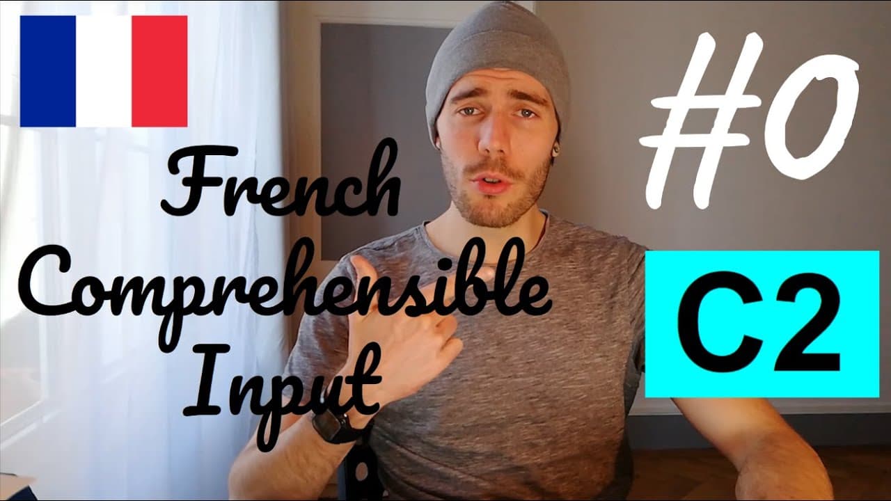 Learn French in 2022 🇫🇷    C2 #0 "Bienvenue en C2" (C2 level - proficiency)   (fr/en sub)
