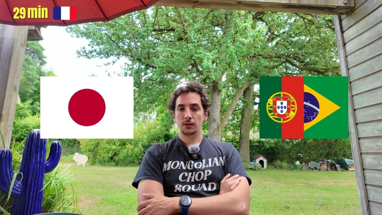 J'apprends le Japonais et le Portugais - Intermediate French #83