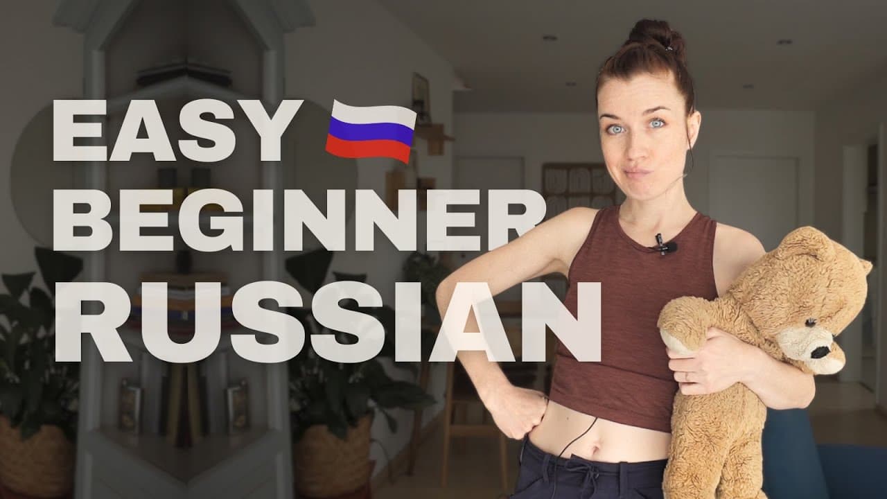 Russian Beginner Lesson 🇷🇺🤓 | PRESENT, PAST, FUTURE conjugation practice