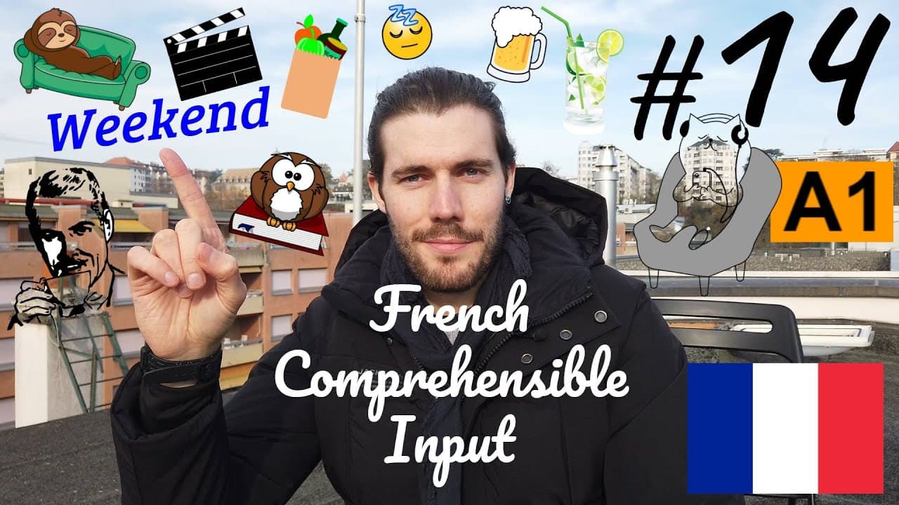 Learn French in 2022 🇫🇷    A1 #14 "Le weekend"   (fr sub)