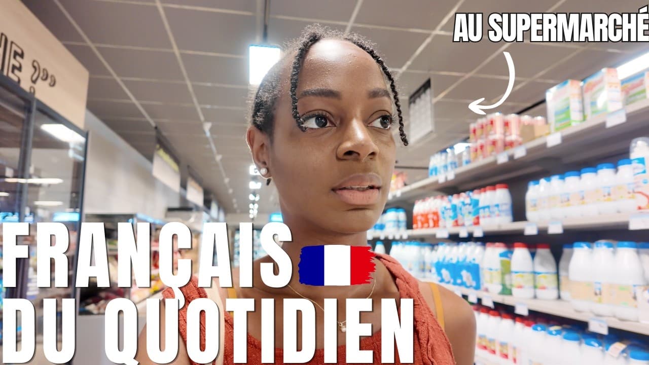 Learn French naturally in the supermarket 🇫🇷 | French Comprehensible Input
