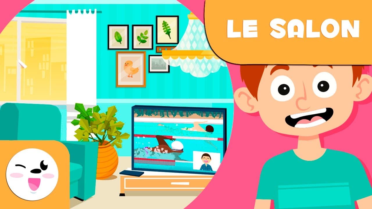 LE SALON | Objets de la maison | Vocabulaire pour les enfants