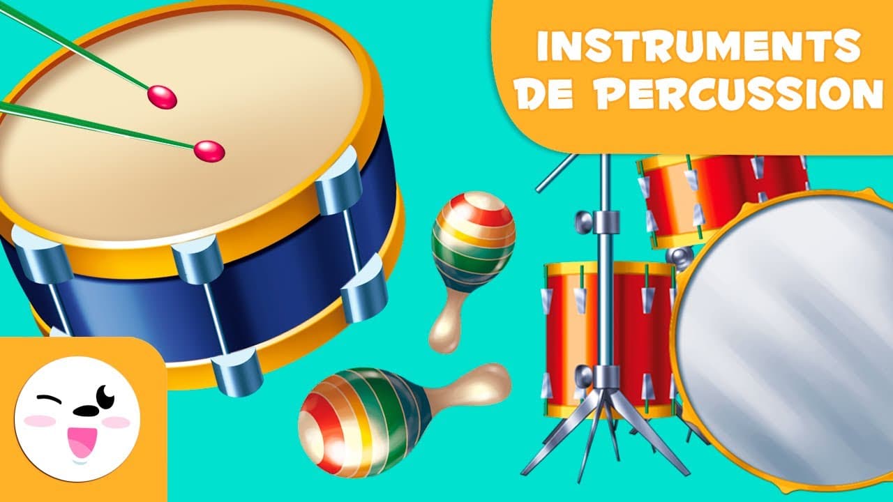 Les instruments de percussion pour les enfants - Apprends la musique
