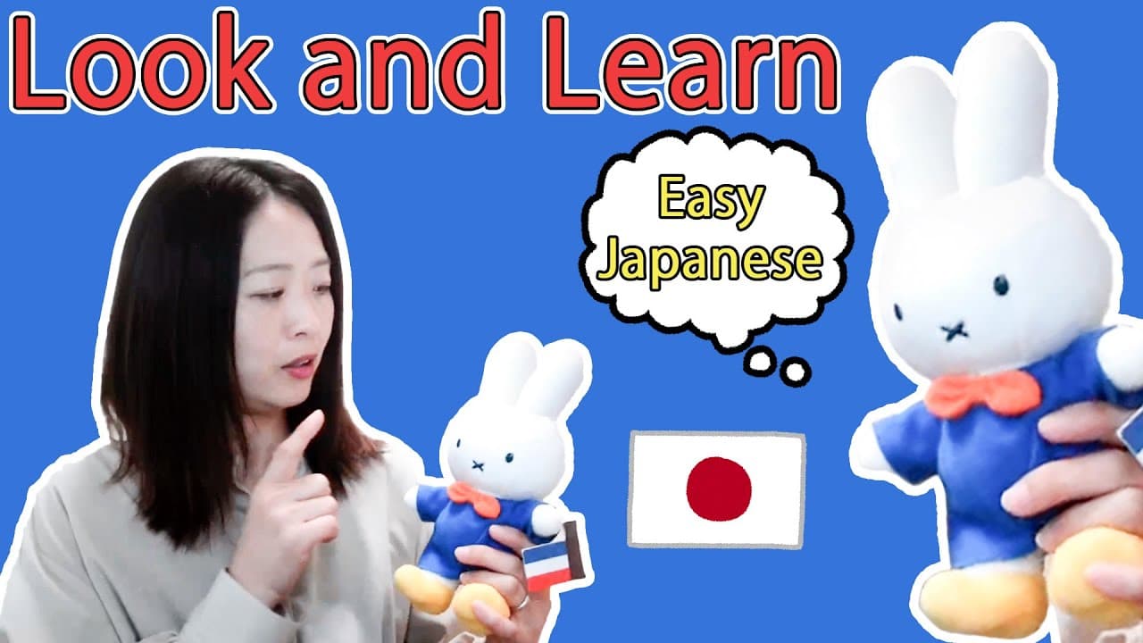 🇯🇵👩🏻‍🏫Complete Beginner Japanese - Miffy🐰💕(Comprehensible Input)