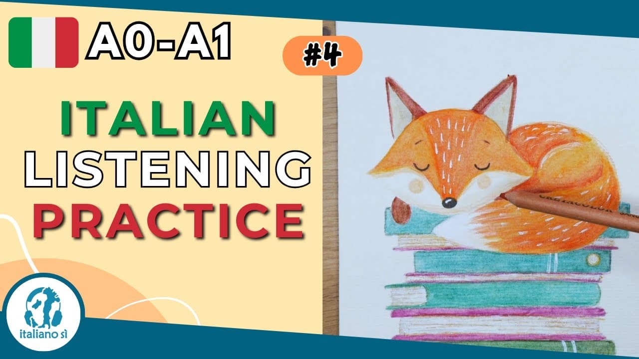 🖼️ #4 | Where is the fox? (Italian for absolute beginners)