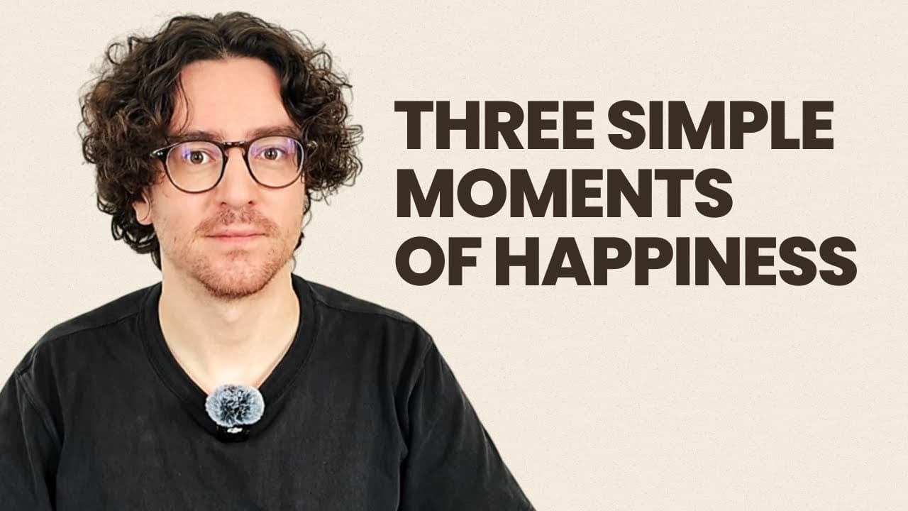 Three simple moments of happiness - Beginner French (Comprehensible Input)