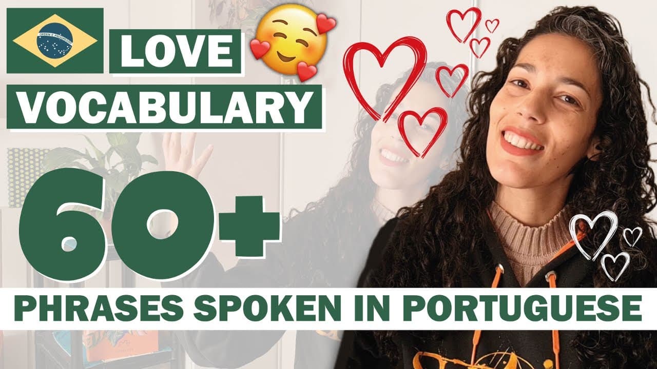 Love & Dating Vocabulary in Brazilian Portuguese (With Subs)
