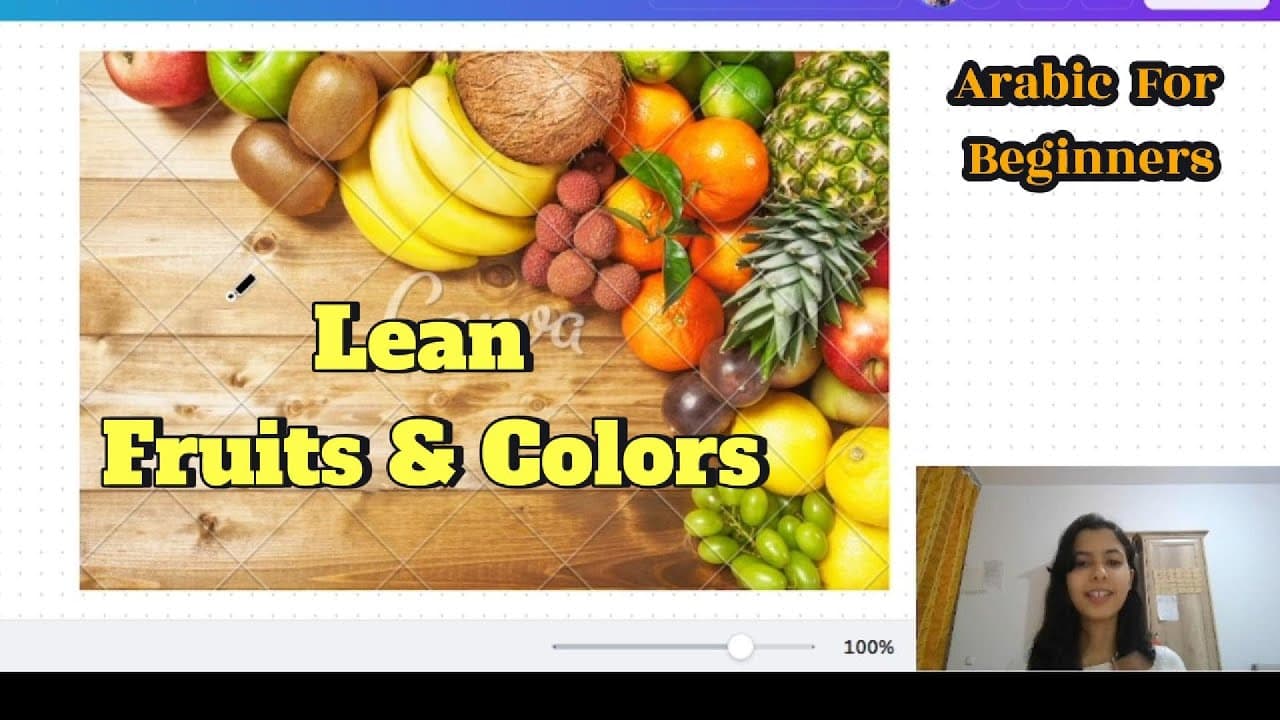 Fruits and colors | Super beginners | Arabic Comprehensible Input