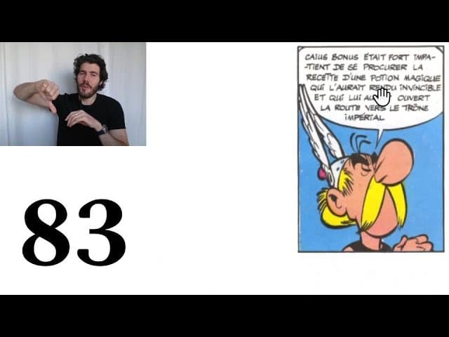 Learn French with ASTERIX #83