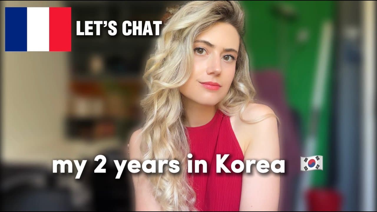 My 2 Years in South Korea 🇰🇷🇫🇷 | A French Conversation with French & English Subtitles