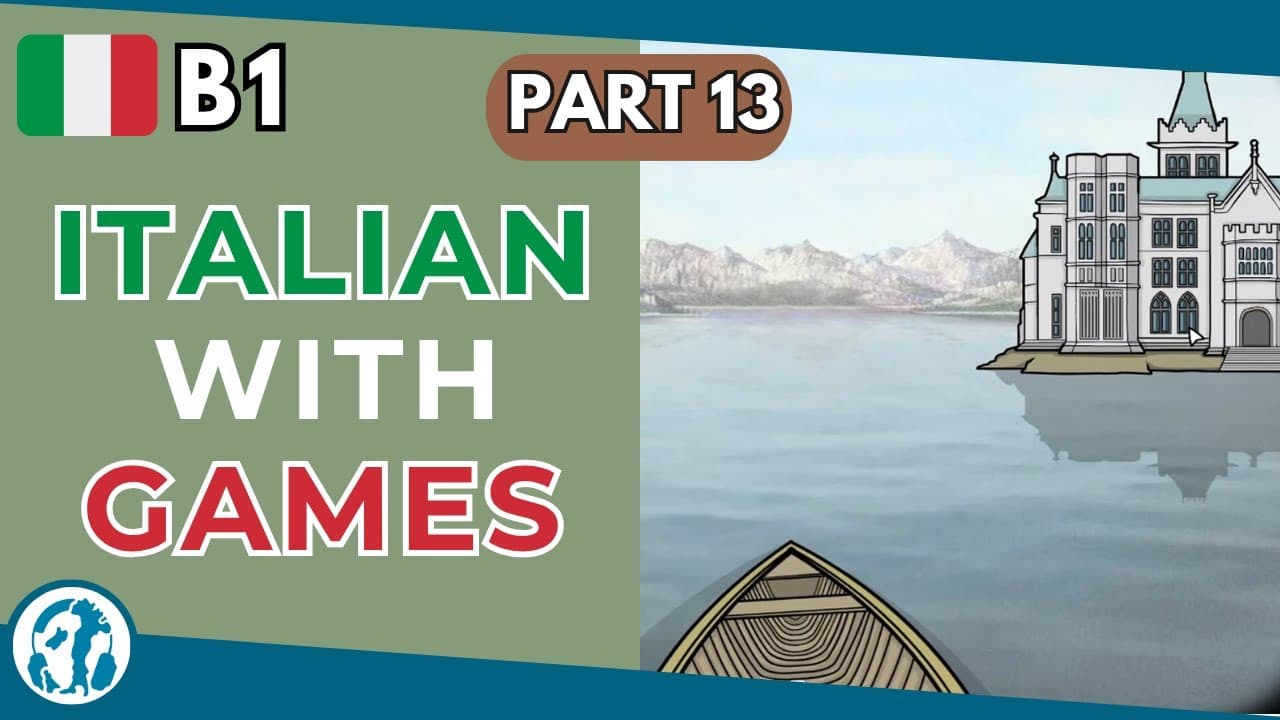 🎮 Ep. 13 | Learn Italian with games (B1) | Underground blossom