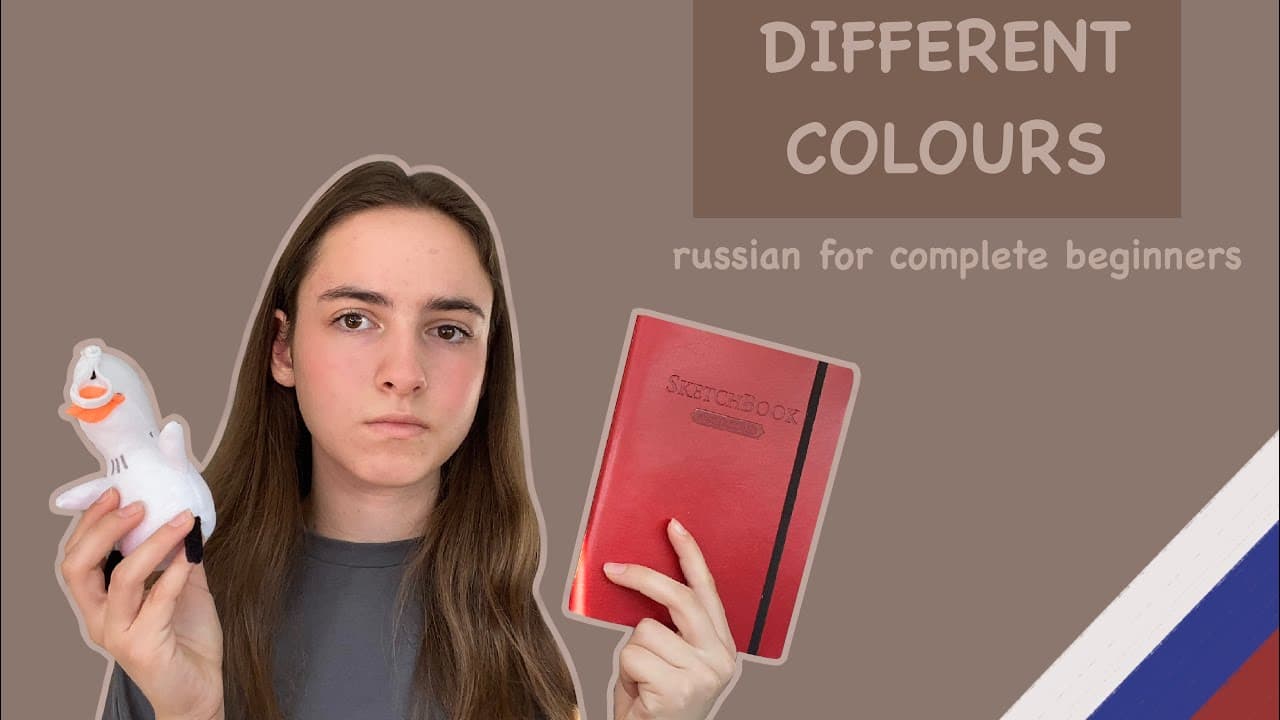 RUSSIAN LISTENING PRACTICE / different colors / Russian for complete beginners 