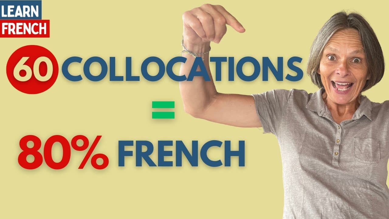 60 ESSENTIAL French word combinations to speak 80% of conversations