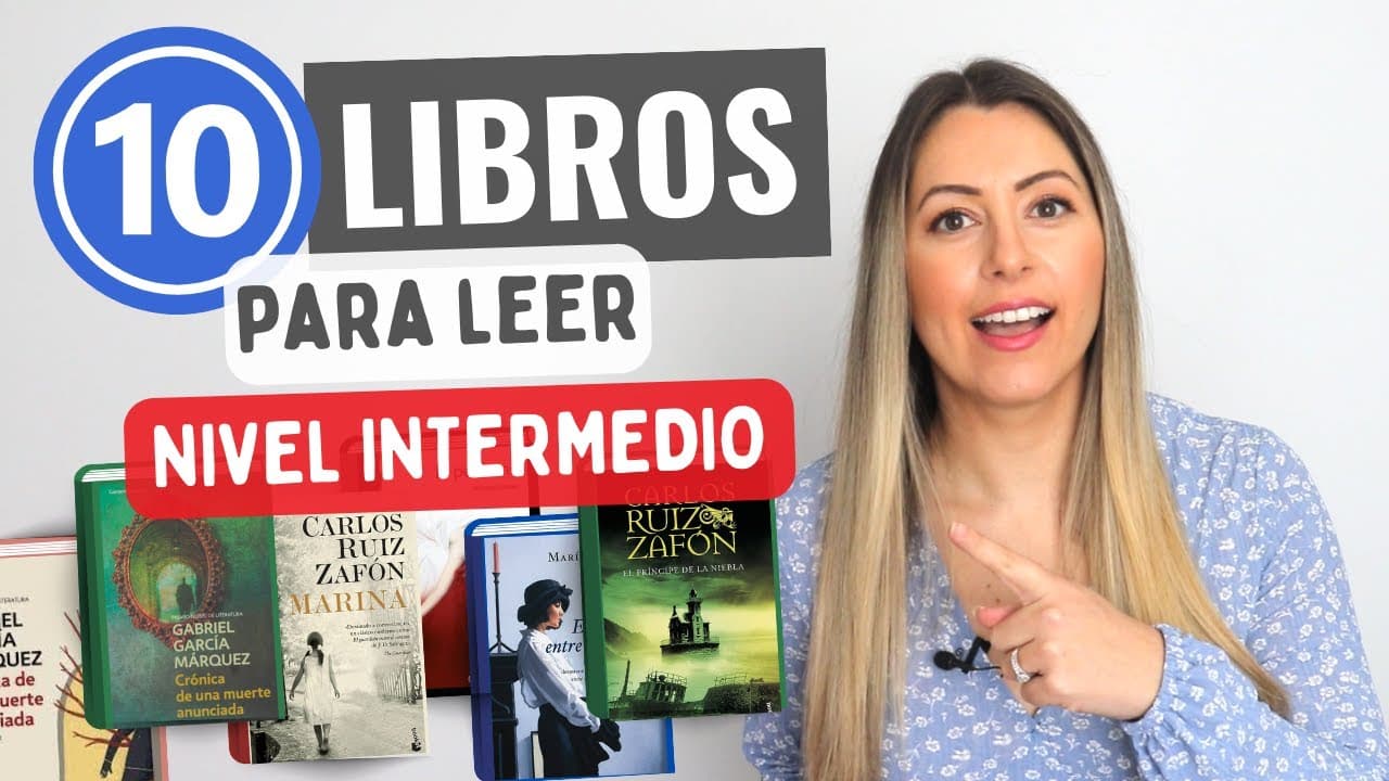 10 Best SPANISH Books for Intermediate level to improve your Spanish (B1-B2) 📚10 Libros en español