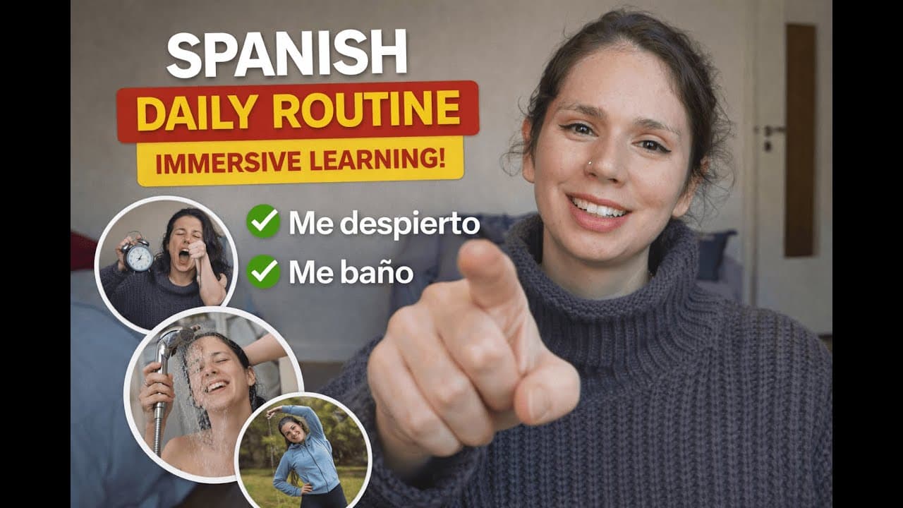 Describe Your Day in Spanish (A1) | Basic Spanish | A1 – Lesson 13