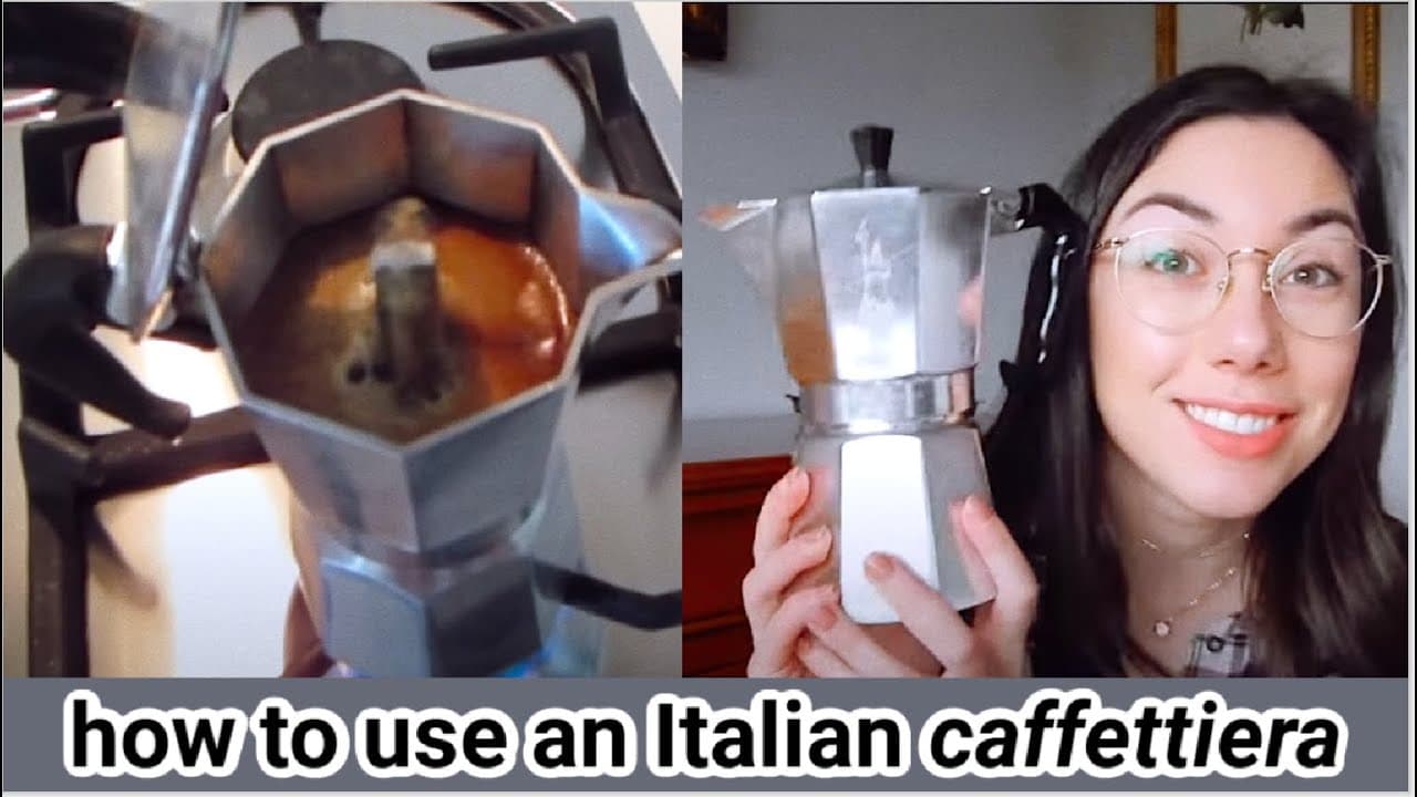 How to make Italian coffee at home (using an Italian moka pot) (subs)