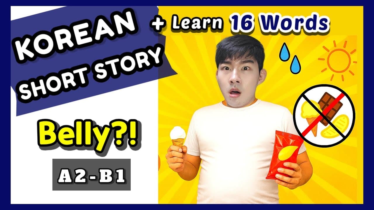 Learn Korean while fighting snack cravings (comprehensible input)