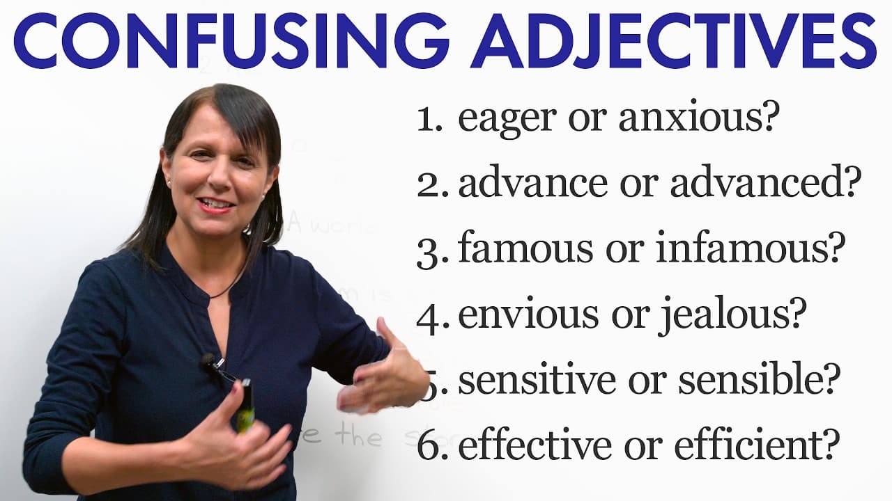 12 Confusing English Adjectives