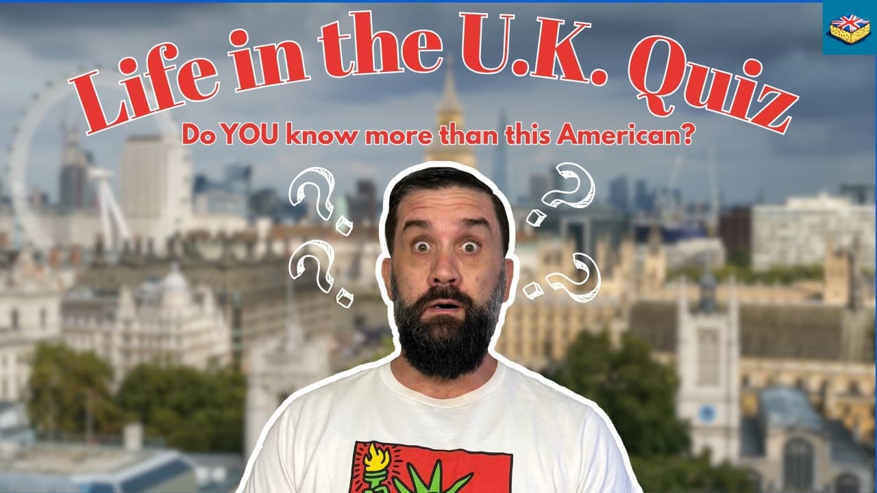 Life In The UK Test Practise -  Can An American Pass The Test!? | Comprehensible Input B2 English