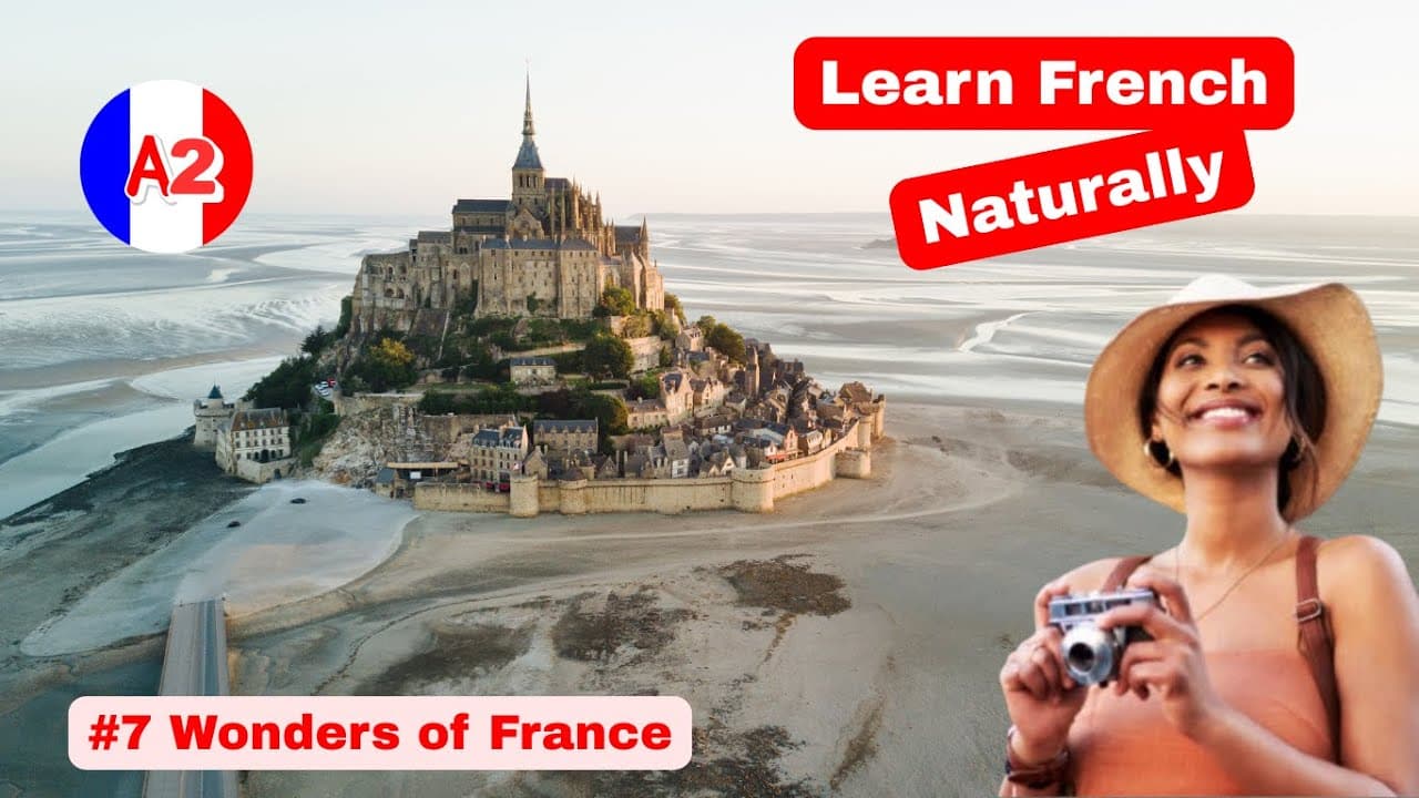 100% Easy French | Traveling around France  (Comprehensible Input)