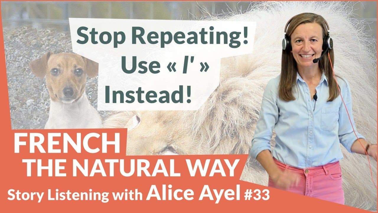 🐕❤️🦁 Histoire VRAIE : Un Chien dans la Cage d'un Lion ! | Comment remplacer un nom en français 🎯