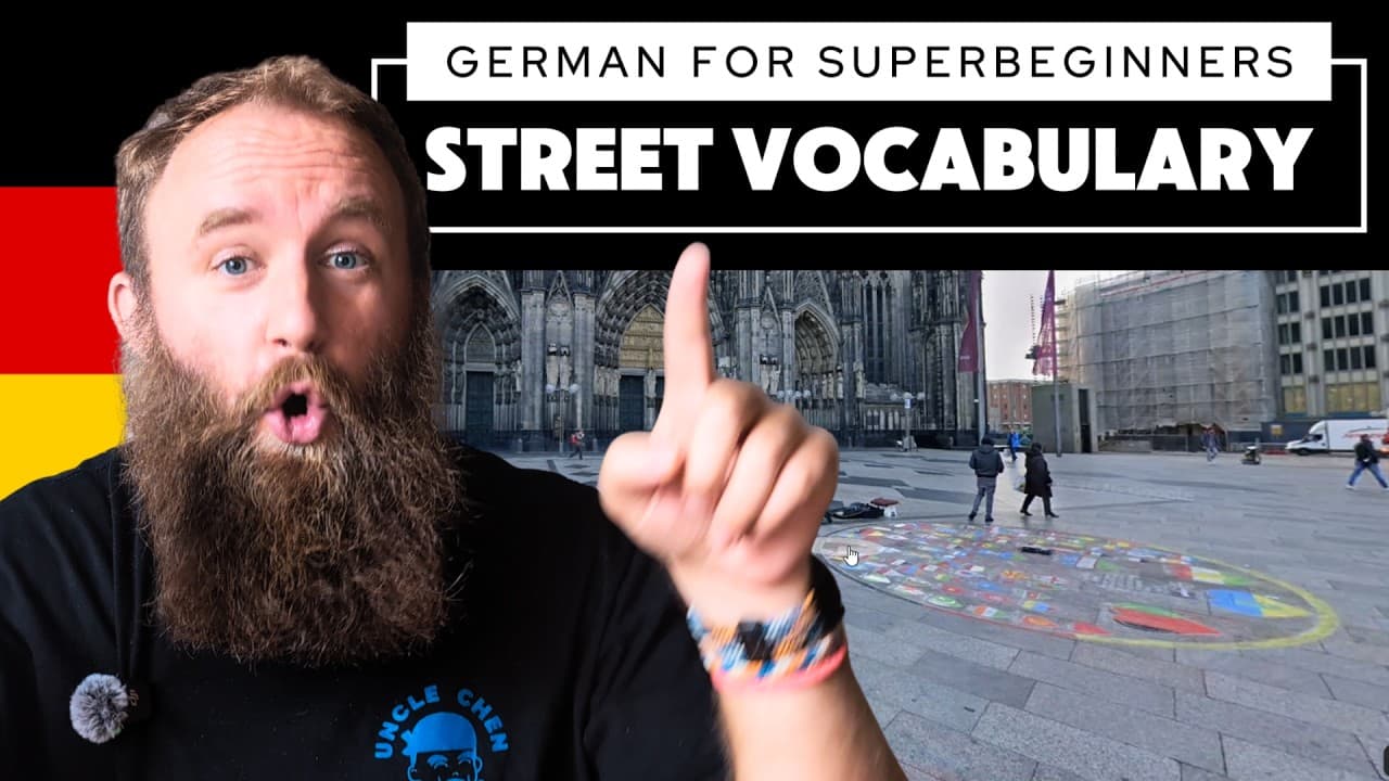 Learn German Street Vocabulary | Super Beginner German Explained