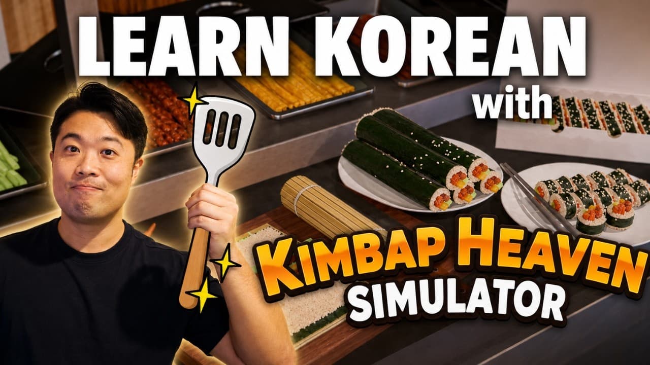 I make kimbap | Beginner Korean Comprehensible Input