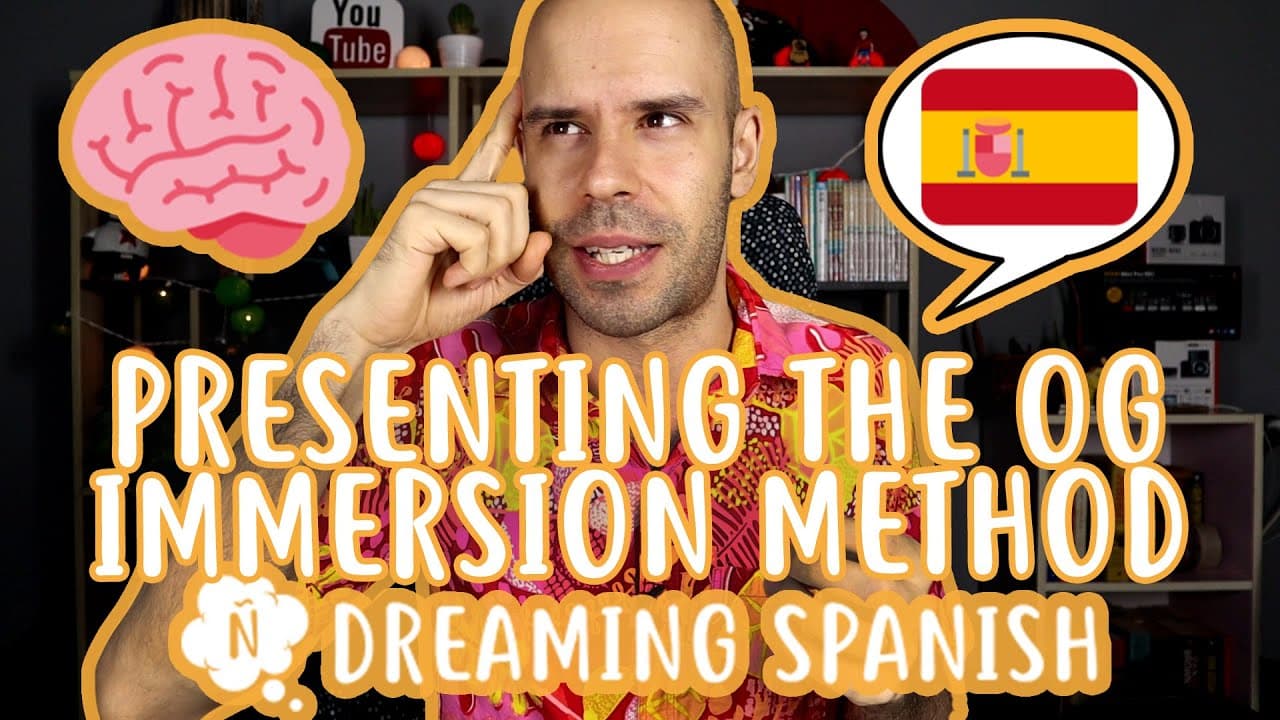 [ENG SUBS] Presenting the OG Immersion Method - Beginner Spanish