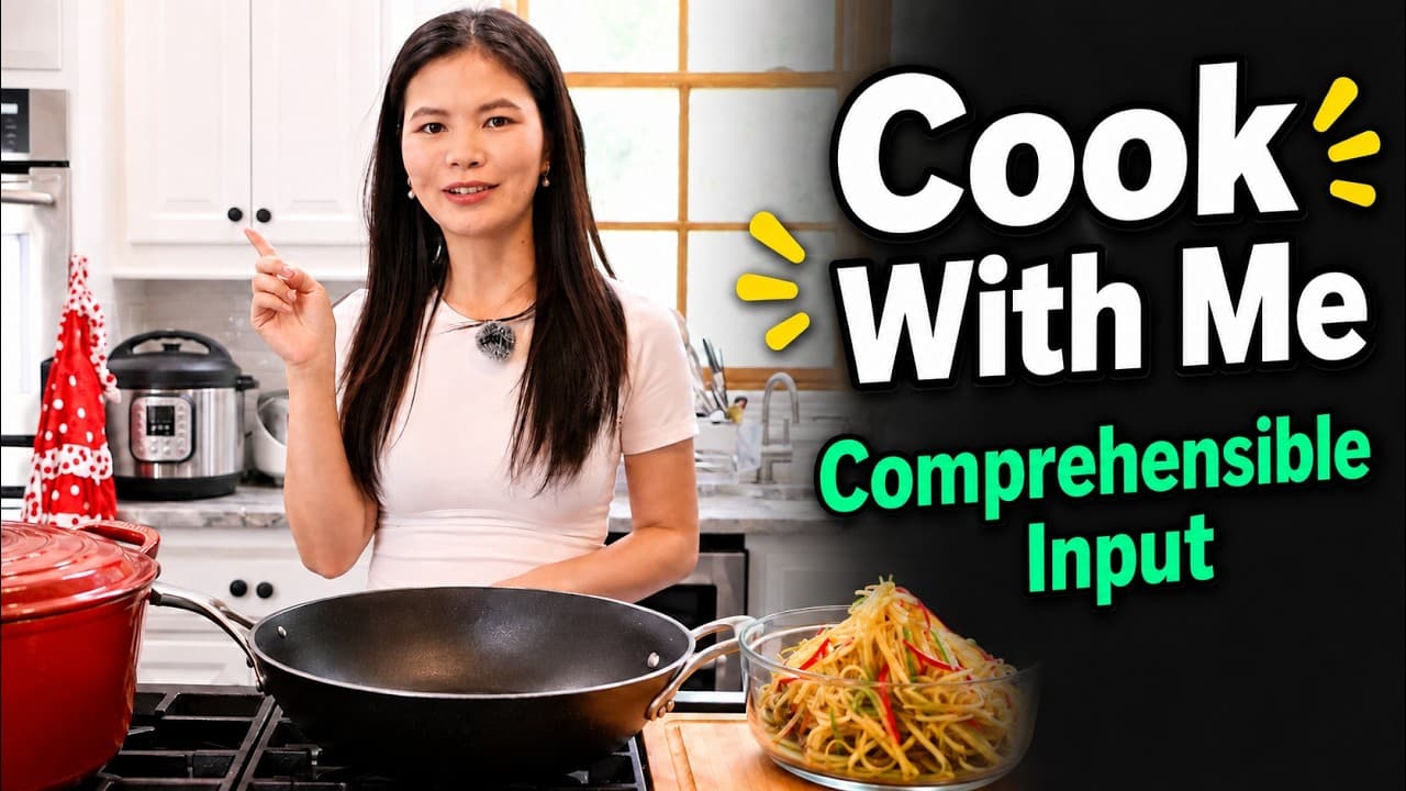 Cook With Me in Chinese: Hot & Sour Shredded Potatoes | Comprehensible Input (HSK1-3)