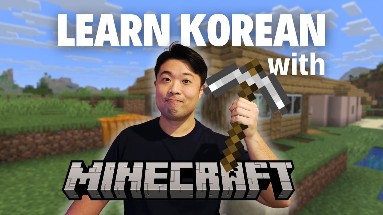 Learn Korean with Minecraft: Let's Build a House