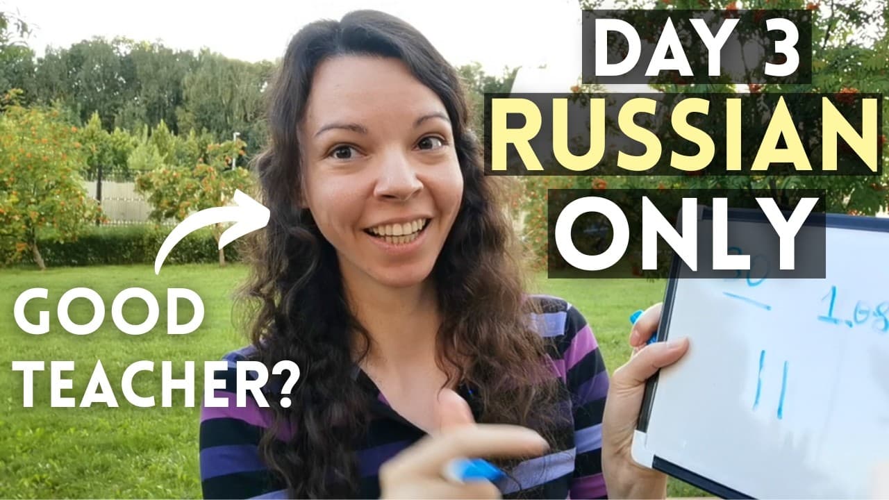 30-Day Comprehensible Russian Challenge | Natural, Uncut Beginner Russian CI | Day 3