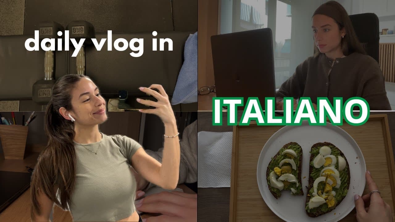 VLOG IN ITALIANO | un venerdì nella mia vita, caffè, lavoro, palestra