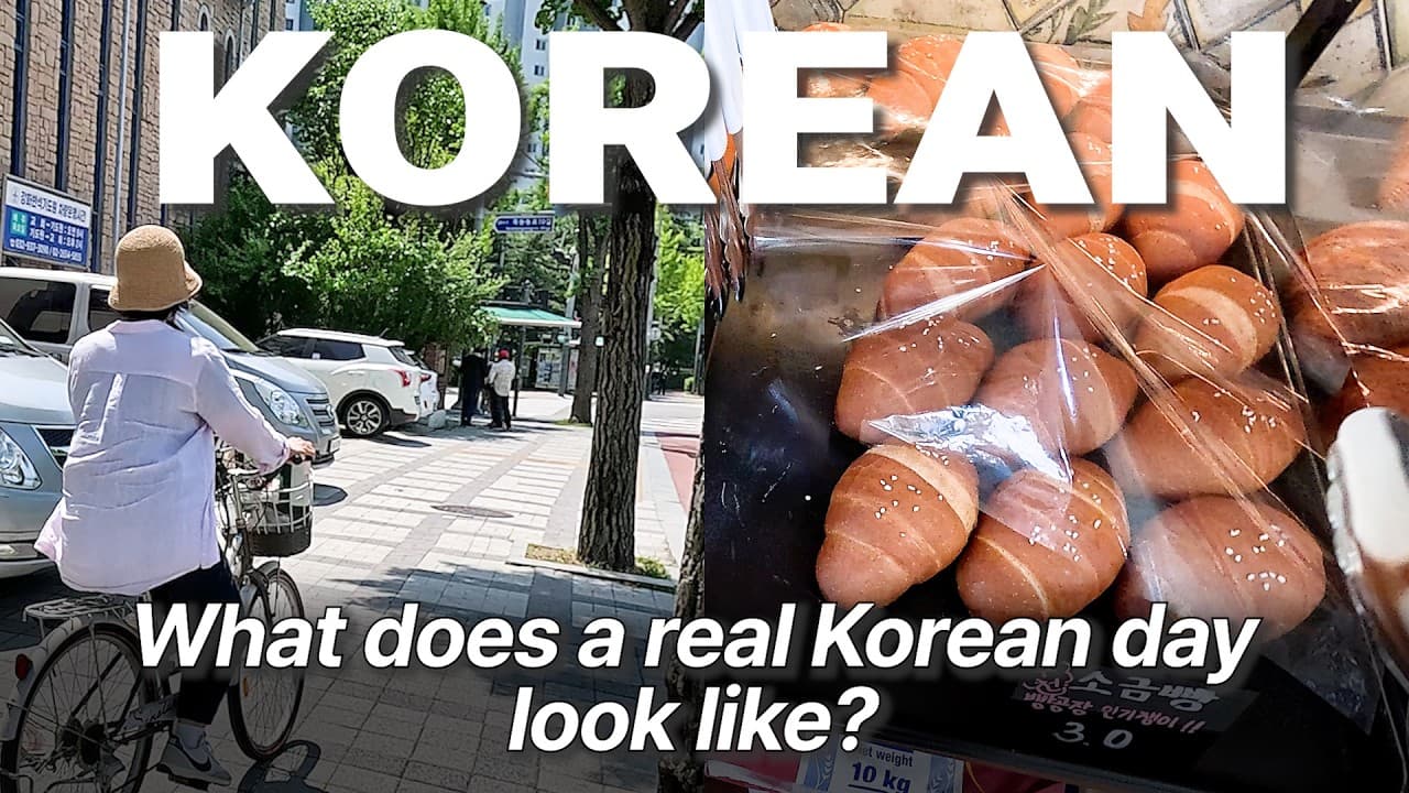 Cafe, Park Walk, and Bakery | Korean Listening Practice