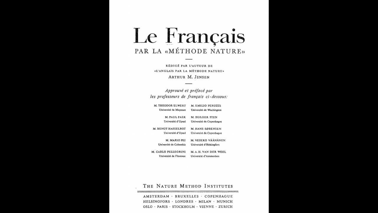 Le Français par la Methode Nature Chapitre 2