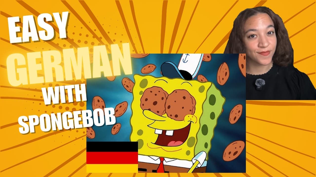 Learn German with SpongeBob (Super Beginner) | Grandma’s Kisses