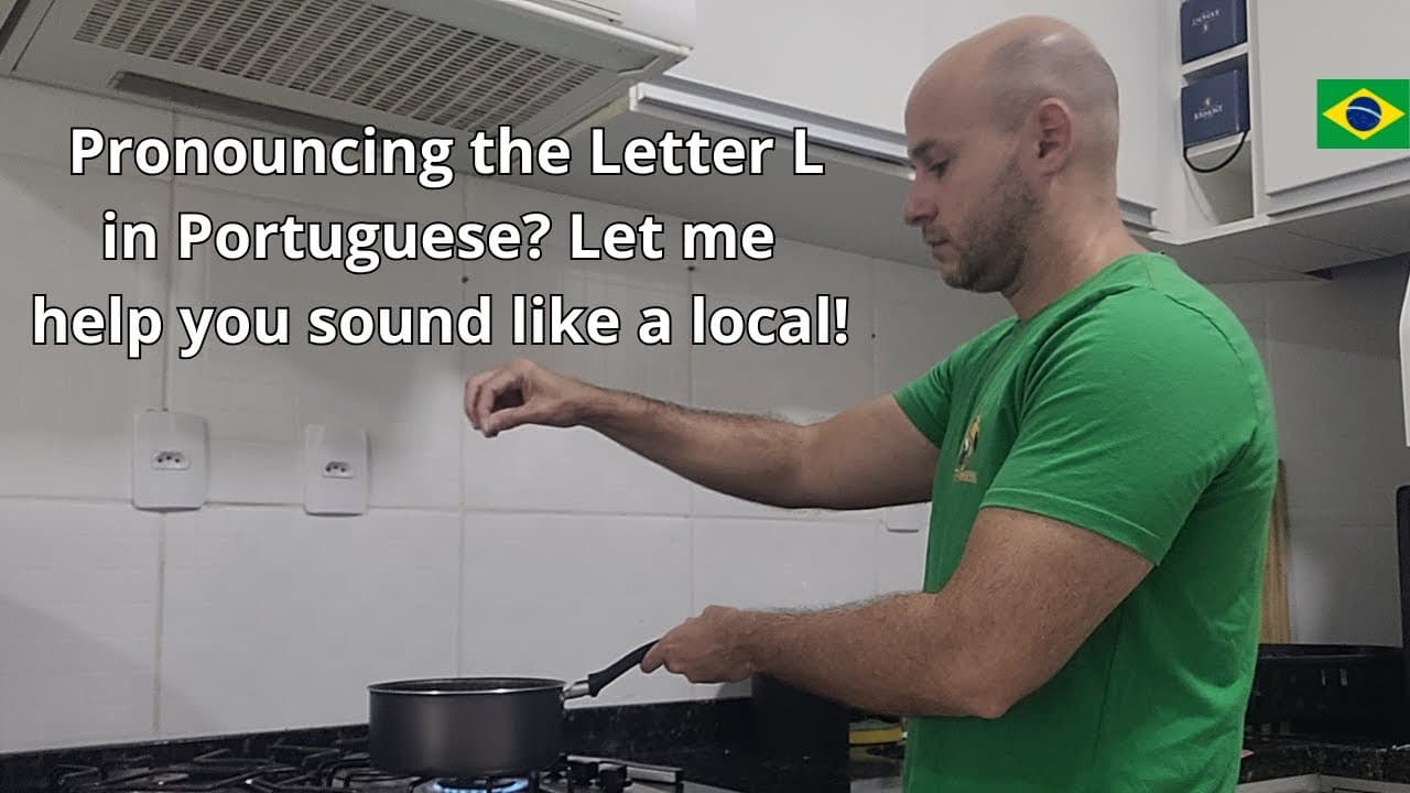 Pronouncing the Letter L in Portuguese - Let me help you sound like a local! 🇧🇷