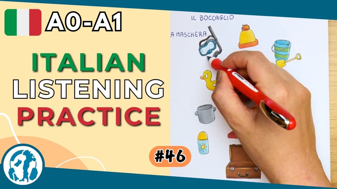 🖼️ #46 | Beach holidays (Italian A0-A1)