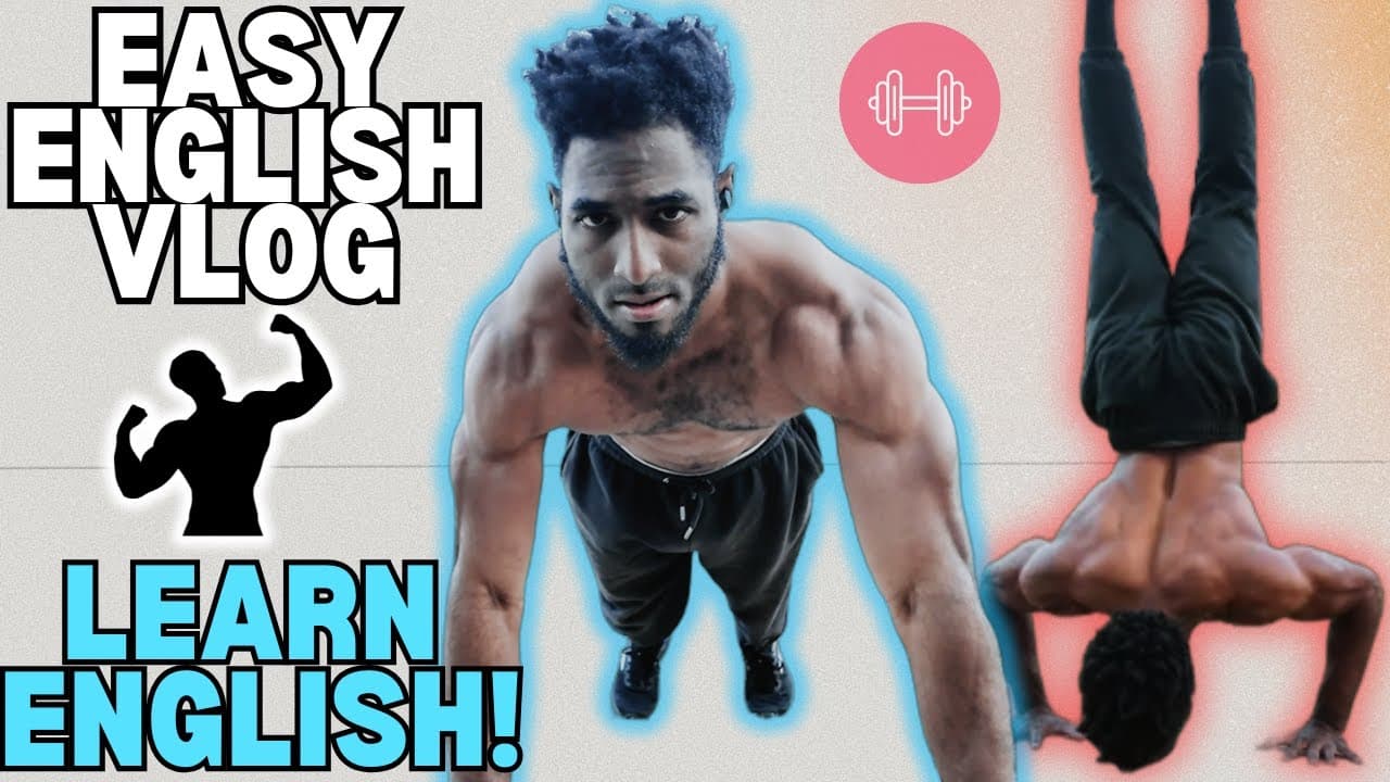 [Easy English Vlog] Exercising at the park! 🏃🔥