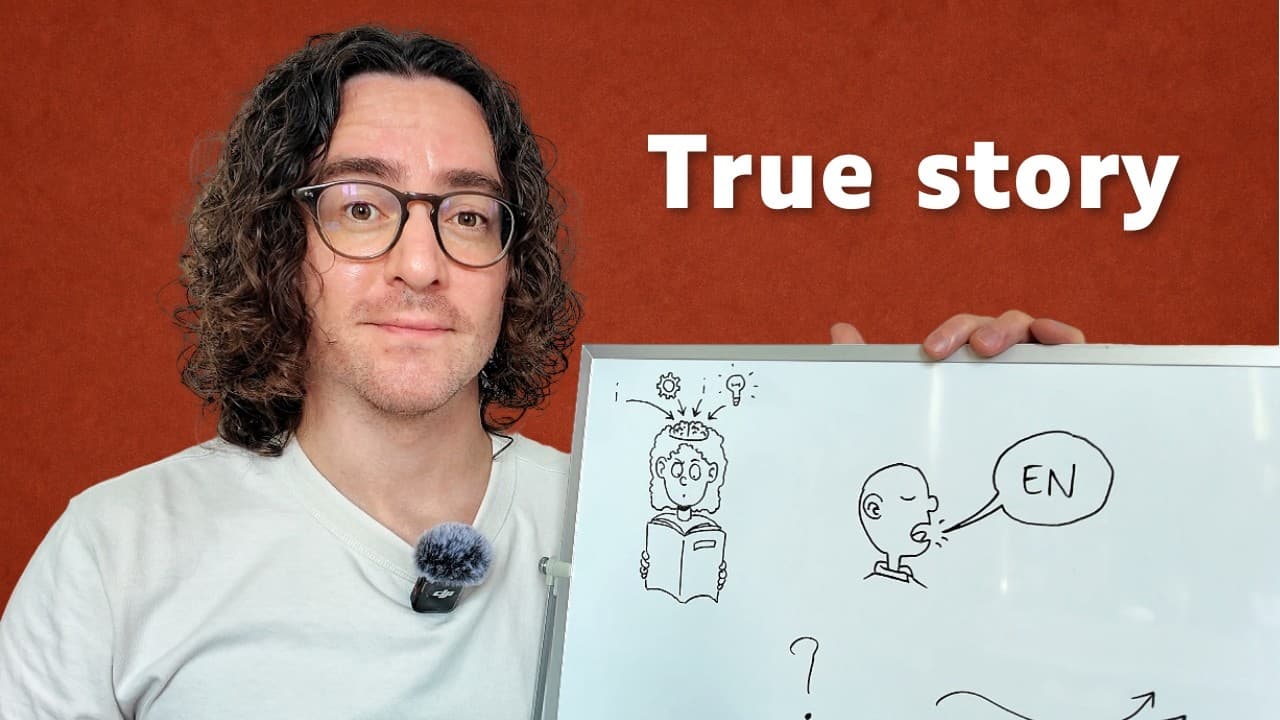 How I became fluent in English – Complete beginner French (Comprehensible Input)