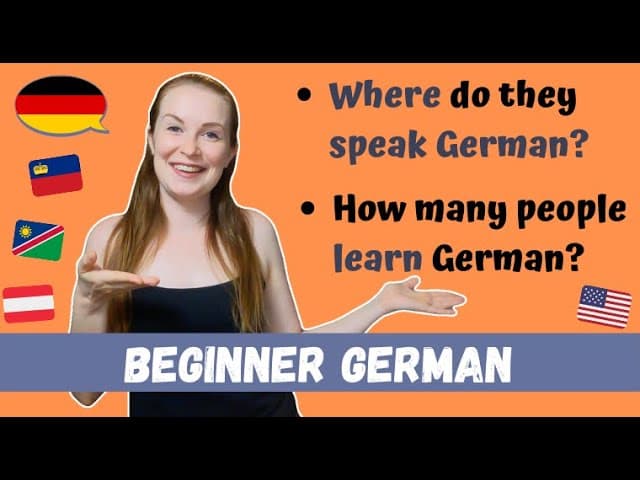 (SHORT) The German Language In Numbers // How Many People Speak German And Where│Pre-Beginner German